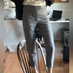 Thom Browne Grey Wool Trousers Pants